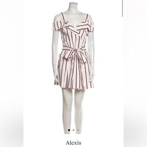 Alexis striped dress
